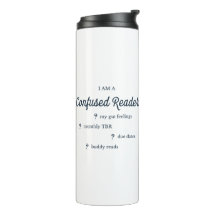 Confused Reader Thermal Tumbler