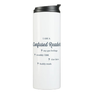 Confused Reader Thermal Tumbler