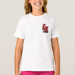 Confused Retro Telephone Character Kids T-Shirt