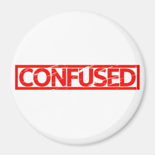 Confused Stamp Magnet