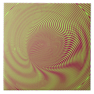 confusing hypnotic swirl lines pattern tile
