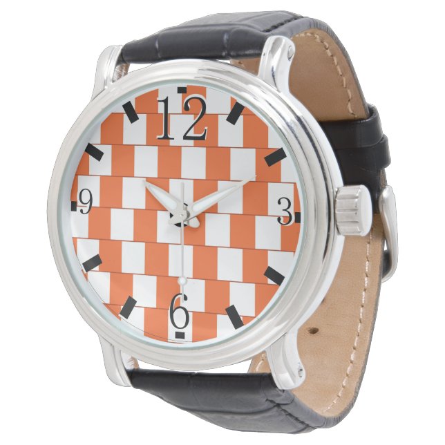 Confusing lines Orange Watch (Angled)