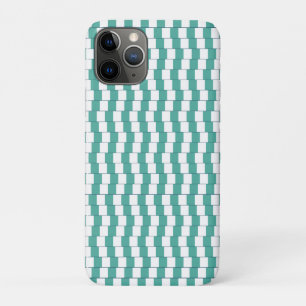 Confusing lines turquoise iPhone 11 pro case