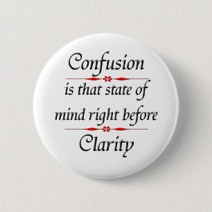 Confusion 2 Inch Round Button