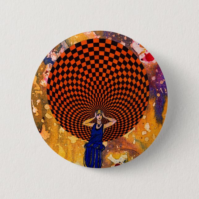 Confusion by Michael Moffa 2 Inch Round Button (Front)