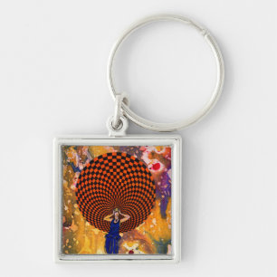 Confusion by Michael Moffa Keychain