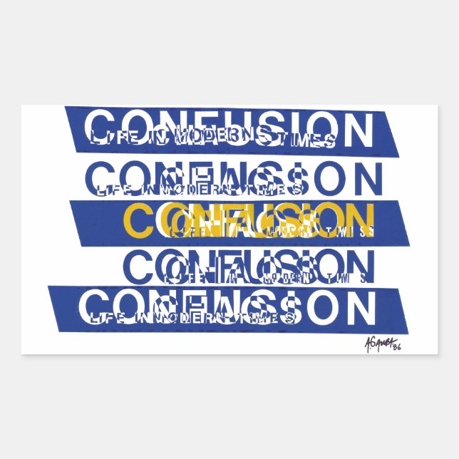 Confusion Sticker (Front)