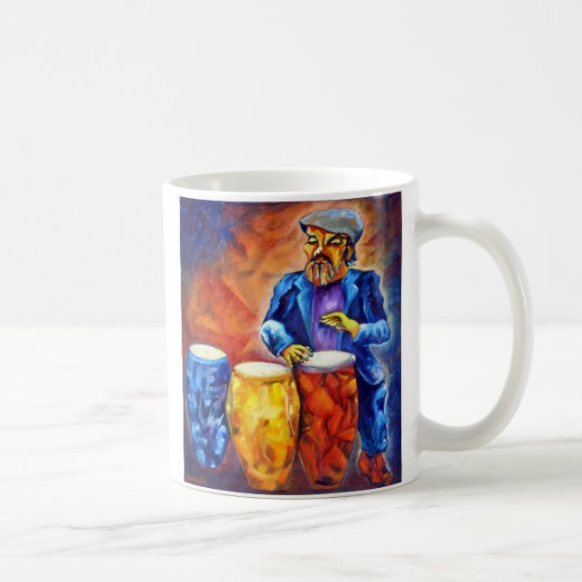 CONGA MAN COFFEE MUG (Right)
