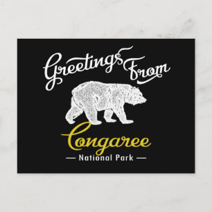Congaree National Park Bear Postcard