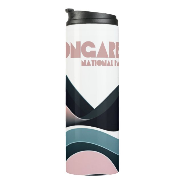 Congaree National Park Coloured Hills Thermal Tumbler (Rotated Right)