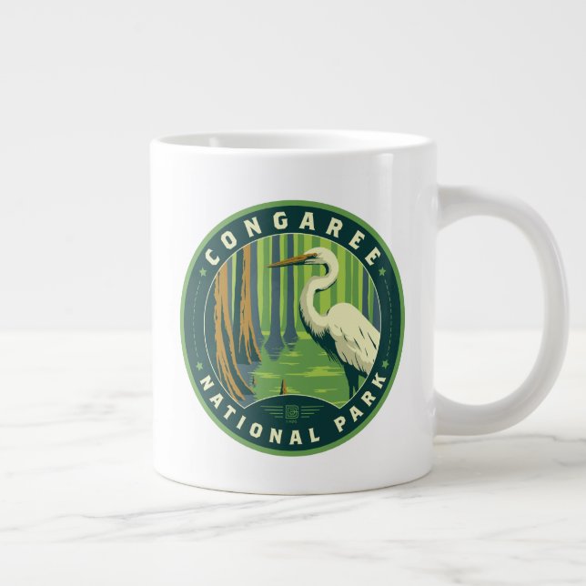 Congaree National Park Large Coffee Mug (Right)