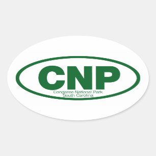 Congaree National Park Oval Sticker