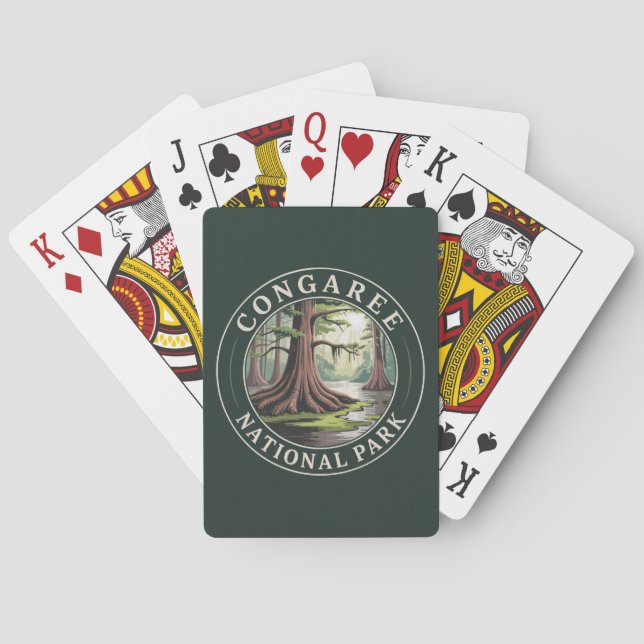 Congaree National Park Playing Cards (Back)