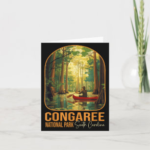 Congaree National Park South Carolina Hiking Card