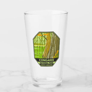 Congaree National Park South Carolina Retro Glass
