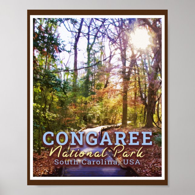 CONGAREE NATIONAL PARK - SOUTH CAROLINA USA POSTER (Front)