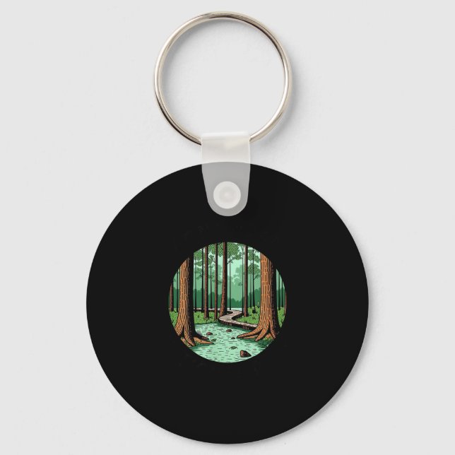 Congaree National Park Souvenir South Carolina Men Keychain (Front)