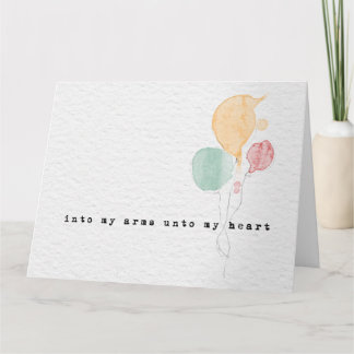 congatulations adoption card