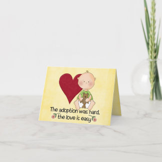 congatulations adoption card