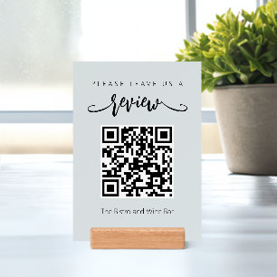 Congé d'entreprise moderne révision Code QR signat