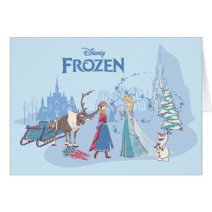 Congelé   Sven, Anna, Elsa & Olaf Blue Pastels