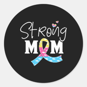 Congenital Diaphragmatic Hernia Awareness CDH Mom Classic Round Sticker