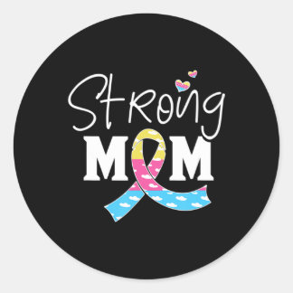 Congenital Diaphragmatic Hernia Awareness CDH Mom  Classic Round Sticker