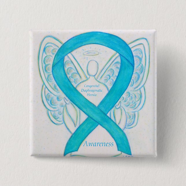 Congenital Diaphragmatic Hernia CDH Awareness Pin (Front)
