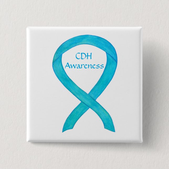 Congenital Diaphragmatic Hernia CDH Awareness Pin (Front)