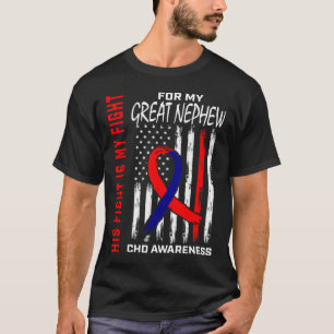Congenital Heart Defect Chd Awareness Great Nephew T-Shirt