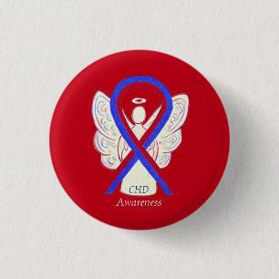 Congenital Heart Defect CHD Awareness Ribbon Pins