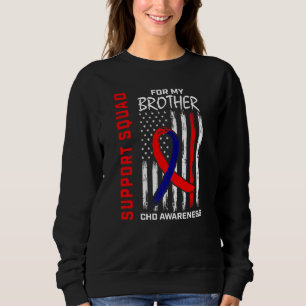 Congenital Heart Disease CHD Awareness Brother Ame Sweatshirt