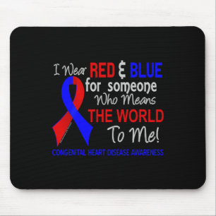 Congenital Heart Disease Chd Means World To Me Mouse Pad