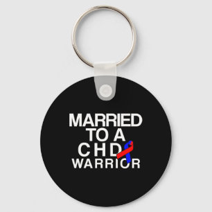 Congenital Heart Disease Defect Survivor Chd Warri Keychain