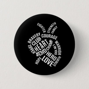Congenital Heart Disease Defect Survivor Heart Chd 2 Inch Round Button