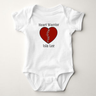 Congenital Heart Warrior Baby Bodysuit