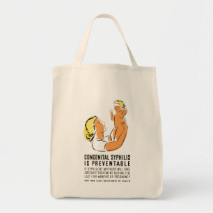 Congenital Syphilis is Preventable Tote Bag