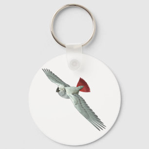 Congo African Grey Parrot Keychain