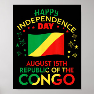 Congo Brazzaville 65th Independence Day Congolese Poster