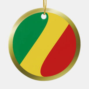 Congo-Brazzaville Flag Ornament