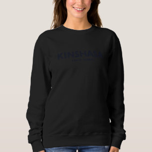 Congo City Coordinates - Kinshasa Premium Sweatshirt