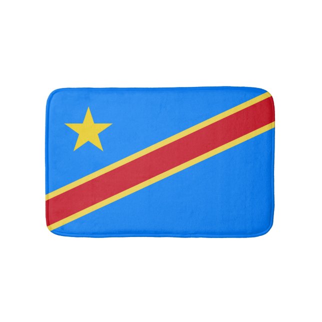 Congo flag bath mat (Front)