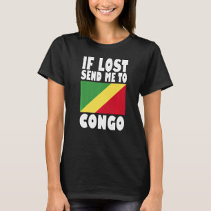 Congo Flag Design  If lost send me to Congo Premiu T-Shirt