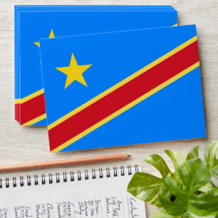 Congo flag envelope
