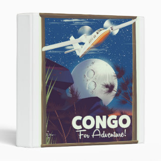 Congo For Adventure! travel poster Binder