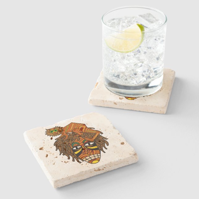 Congo JoJo Stone Coaster (Side)