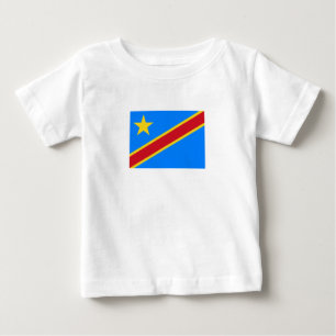 Congo Kinshasa Flag Baby T-Shirt