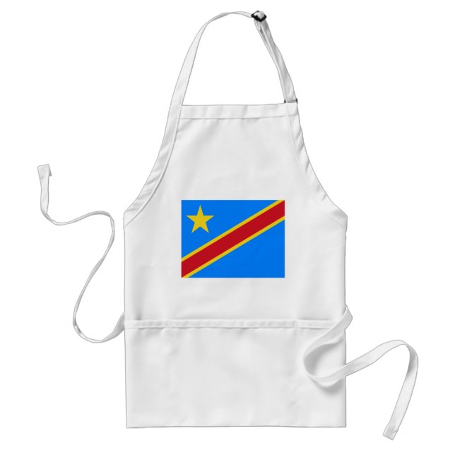 Congo Kinshasa Flag Standard Apron (Front)
