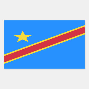 Congo Kinshasa Flag Sticker