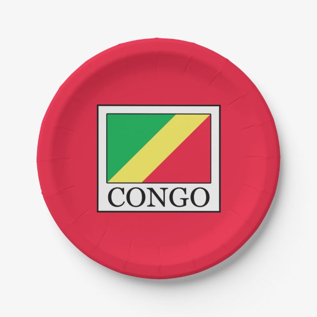 Congo Paper Plate (Front)